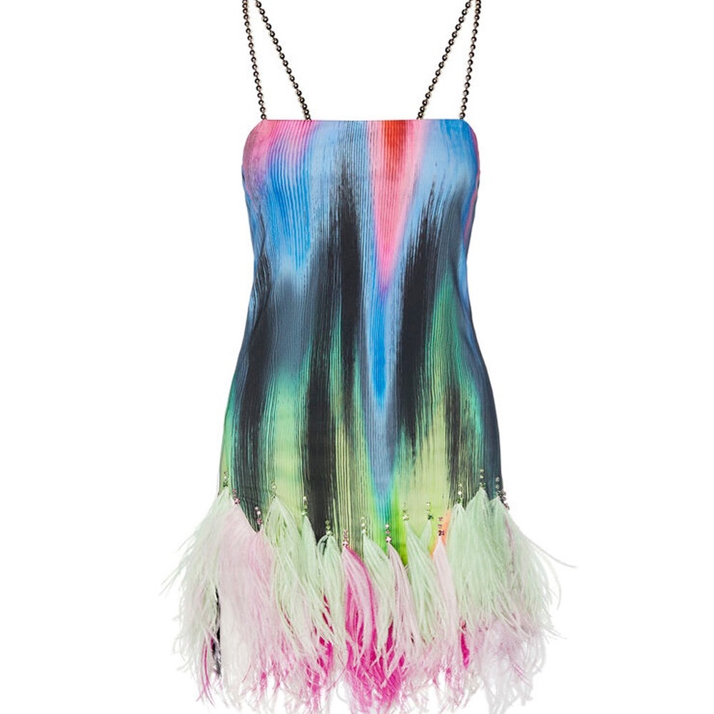 Attico fujiko mutilcolor dress